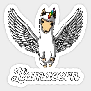 Llamacorn Llama Unicorn Alpaca Sticker